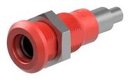 BANANA CONNECTOR, RED, SOCKET, 25A
