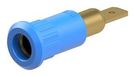 BANANA CONNECTOR, BLUE, SOCKET, 25A