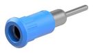 BANANA CONNECTOR, BLUE, SOCKET, 25A