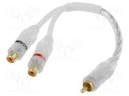 Cable; RCA socket x2,RCA plug 4CARMEDIA