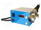 Hot air soldering station; digital,with knob; 600W; 150÷475°C REECO
