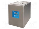 Ultrasonic washer; 240x300x200mm; 200W; 20÷80°C; 230VAC; Plug: EU REECO