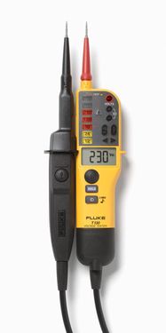 Voltage and Continuity Tester with backlit LCD readout, Fluke
