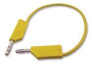 TEST LEAD, YELLOW, 250MM, 60V, 32A