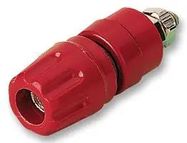 BINDING POST, 35A, 4MM, PANEL, RED, PK5