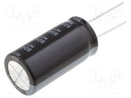 Capacitor: electrolytic; THT; 220uF; 200VDC; Ø18x35.5mm; ±20% SAMWHA