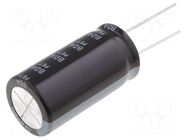 Capacitor: electrolytic; THT; 220uF; 200VDC; Ø18x35.5mm; ±20%; RD SAMWHA