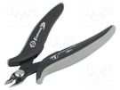 Pliers; cutting,miniature; ESD; 139mm; without chamfer C.K