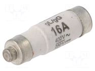 Fuse: fuse; 16A; 400VAC; 250VDC; ceramic,industrial; D01 BUSSMANN