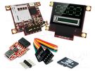 Dev.kit: with display; socket for microSD cards; OLED; 0.96" 4D Systems