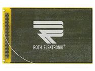 Board: universal; double sided,prototyping; W: 100mm; L: 160mm ROTH ELEKTRONIK GMBH