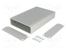 Enclosure: with panel; AKG; X: 105mm; Y: 160mm; Z: 30mm; aluminium FISCHER ELEKTRONIK