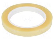 Tape: electrical insulating; W: 12mm; L: 66m; Thk: 0.06mm; acrylic H-OLD