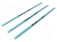 Hacksaw blade-set; metal; Blade len: 300mm; 32teeth/inch; W: 12mm C.K