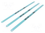 Hacksaw blade-set; metal; Blade len: 300mm; 24teeth/inch; W: 12mm C.K