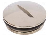 Stopper; M20; 1.5; IP68; brass; Plating: nickel; SKINDICHT® LAPP