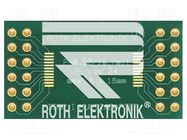 Board: universal; double sided,multiadapter; W: 72.6mm; L: 76.2mm ROTH ELEKTRONIK GMBH