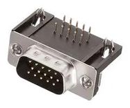 HD-D SUB CONN, R/A PLUG, 26POS, DA, THT