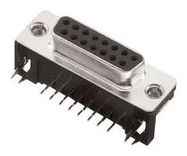 D SUB CONN, R/A RCPT, 37POS, DC, THT