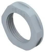 GLAND LOCKNUT, PA6, PG13.5, 6MM, GREY