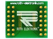 Board: universal; multiadapter; W: 13mm; L: 23.5mm; SSOP28 ROTH ELEKTRONIK GMBH