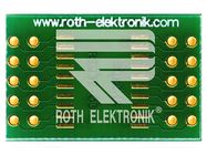 Board: universal; multiadapter; W: 16mm; L: 25.5mm; SO20W ROTH ELEKTRONIK GMBH