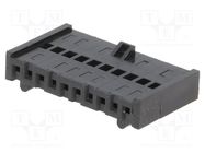 Plug; wire-board; female; Minimodul; 2.5mm; PIN: 10; w/o contacts LUMBERG