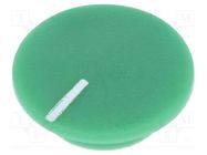 Cap; plastic; push-in; green; K21 CLIFF