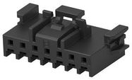 CONNECTOR HOUSING, PLUG, 7POS, 2MM, BLK