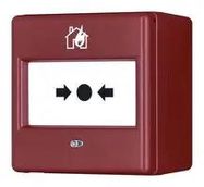 FIRE ALARM, RED, ABS, 30VDC