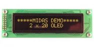 OLED MODULE, COB, 20X2, SPI, 5V