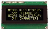 OLED MODULE, COB, 20X4, SPI, 5V