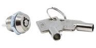 KEYLOCK SWITCH, SPST, 2POS, 1A, 125V