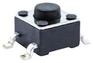 TACTILE SWITCH, 0.05A, 12VDC, SMD, 160GF