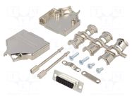 Connector: D-Sub; PIN: 15; plug; female; straight; soldering; black ENCITECH