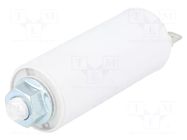 Capacitor: polypropylene; motors, run; 3uF; 450V; Ø25x58mm; ±10% MIFLEX