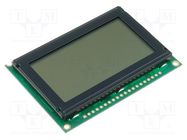 Display: LCD; graphical; 128x64; FSTN Positive; 75x52.7x8.9mm; LED RAYSTAR OPTRONICS
