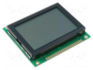 Display: LCD; graphical; 128x64; STN Positive; grey; 78x70x14.3mm RAYSTAR OPTRONICS