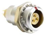 CIRCULAR CONN, RCPT, 3POS, SOLDER