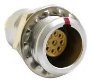 CIRCULAR CONN, RCPT, 9POS, SOLDER