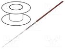Wire: coaxial; RG178BU; stranded; CCS; FEP; brown or white; 1.8mm HELUKABEL