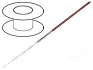 Wire: coaxial; RG178B/U; stranded; CCS; FEP; brown or white; 1.8mm HELUKABEL