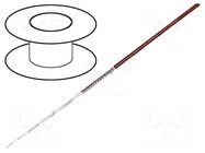 Wire: coaxial; RG178B/U; stranded; CCS; FEP; brown or white; 1.8mm HELUKABEL