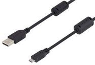 USB CABLE, 2.0, A PLUG-MICRO B PLUG, 5M