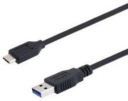 USB CABLE, 3.0, A PLUG-C PLUG, 300MM