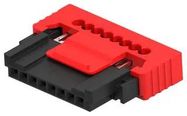 IDC CONN, R/A RCPT, 8POS, 1ROW, 1.27MM
