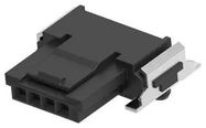 CONN, R/A RCPT, 4POS, 1ROW, 1.27MM