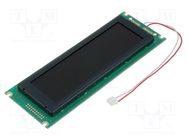 Display: LCD; graphical; 240x64; FSTN Negative; 180x65x12.3mm; LED RAYSTAR OPTRONICS