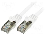 Patch cord; RJ45 plug,both sides; F/UTP; 6; stranded; CCA; PVC LOGILINK