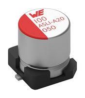 CAP, 150UF, 80V, ALU ELEC, SMD, RADIAL